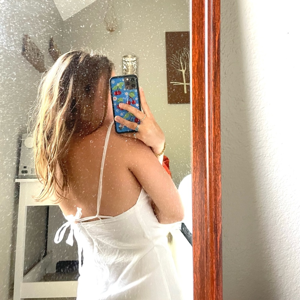White Mini Dress - Picture 2 of 2